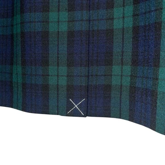 J.Crew Black Watch Plaid Wool Blend Sheath Dress - Size 6P - Picture 3 of 6